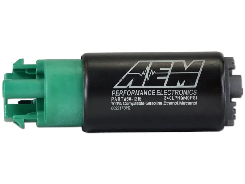 50-1215 – AEM ELECTRON Fuel Pump Electric, 320 LPH at 43 PSI 65 Millimeter Body/ 11.0 Millimeter Outside Diameter Inl...